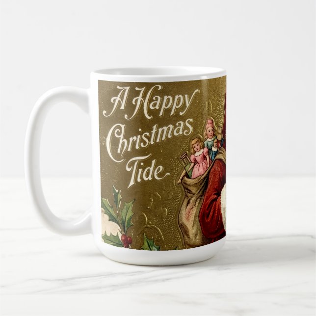 Mug Une période de Noël heureuse (Gauche)