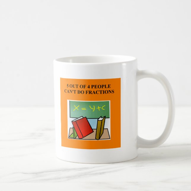 Mug une plaisanterie drôle de maths (Droite)