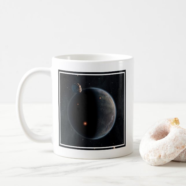 Mug Une Planète Comme La Terre Riche En Carbone Et Sèc (Avec donut)