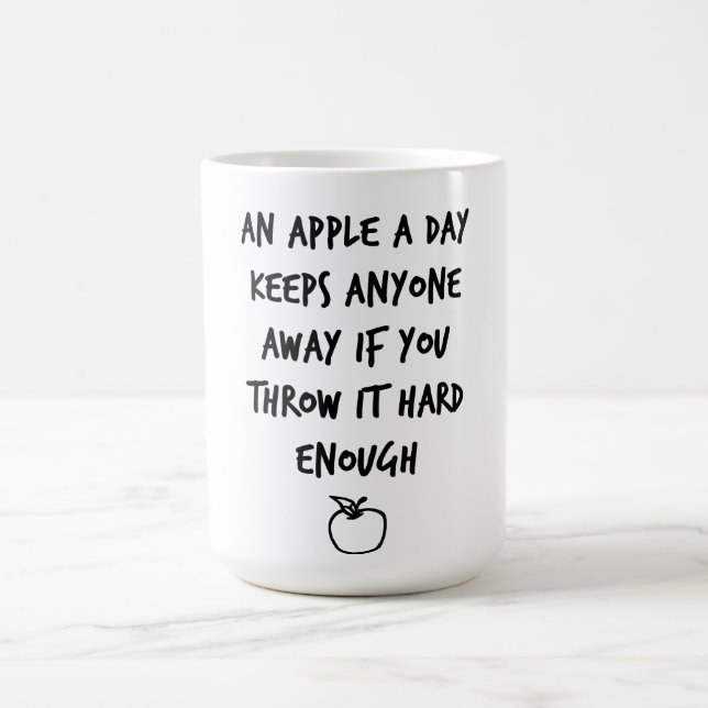 Mug Une pomme par jour (Centre)