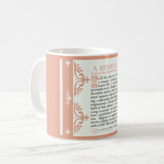 MUG UNE PRIÈRE DE RÉSOLUTION POUR LE MATIN (Devant gauche)