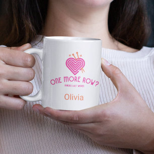 Mug Une rangée de Derniers mots célèbres Tricot Lover