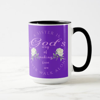 Mug "Une soeur est..." Café/Boug de thé personnalisabl