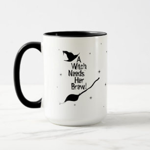 Mug "Une Sorcière A Besoin De Sa Brasserie"