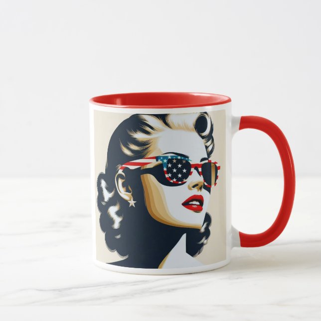 Mug Une star au style pop art. (Droite)