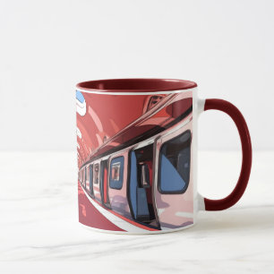 Mug Une station de métro, probablement conçue dans un