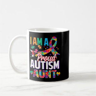 Mug Une tante fière de l'autisme Pièce de puzzle de se