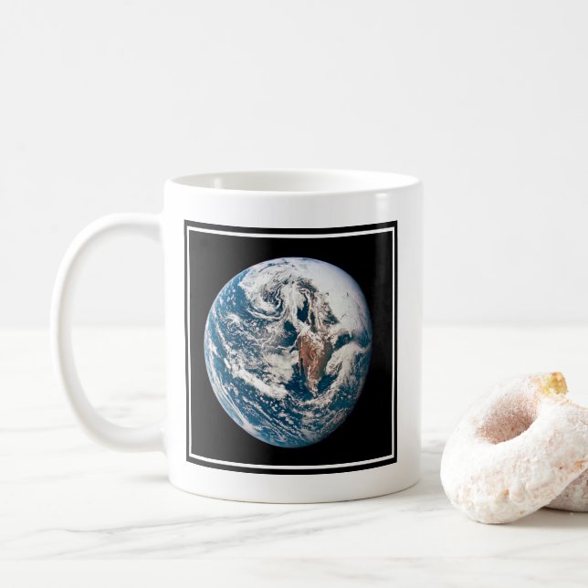 Mug Une Terre Tirée De L'Appareil Spacecraft Apollo 10 (Avec donut)