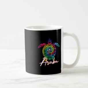 Mug Une Tortue de Mer Tie Dye Aru Tenue de Vacances de