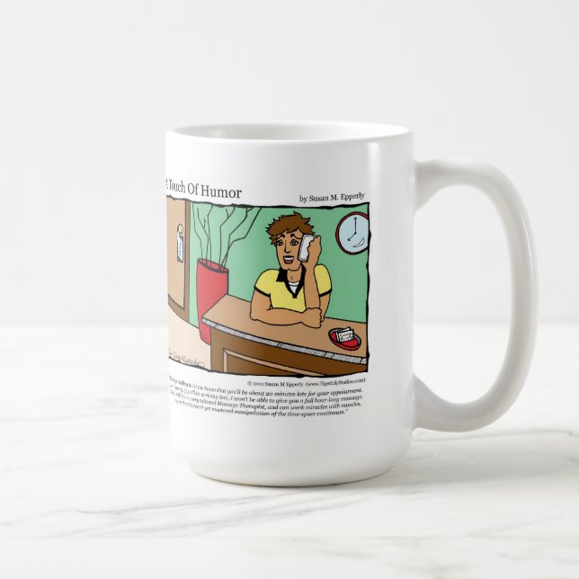 Mug "Une touche de Humour" Comique du Continuum de l'e (Droite)
