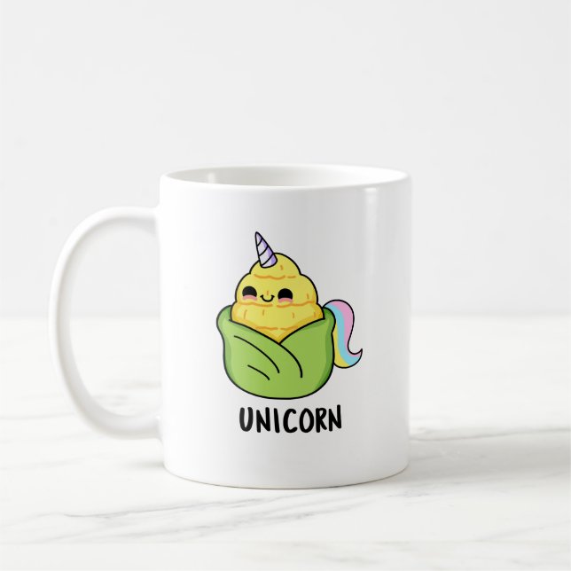 Mug Unicorn Funny Baby Corn Pun (Gauche)