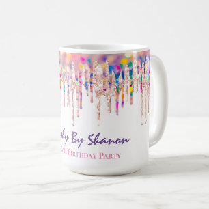 Mug Unicorn Holographe Arc-en-ciel mariée douce 16e