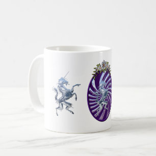 Mug Unicorne magique mythique en argent