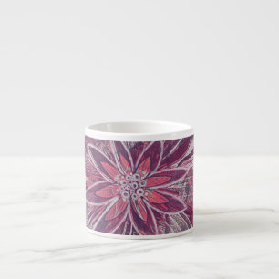 Mug unique de spécialité florale