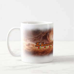 Mug Univers, poésie et amour sur une céramique blanche