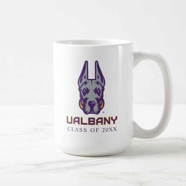 Mug Université d'Albany Great Danes (Droite)