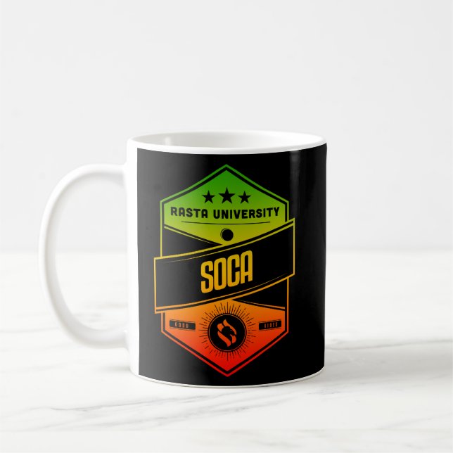 Mug Université de Rasta Soca Good Vibes Rasta Reggae (Gauche)