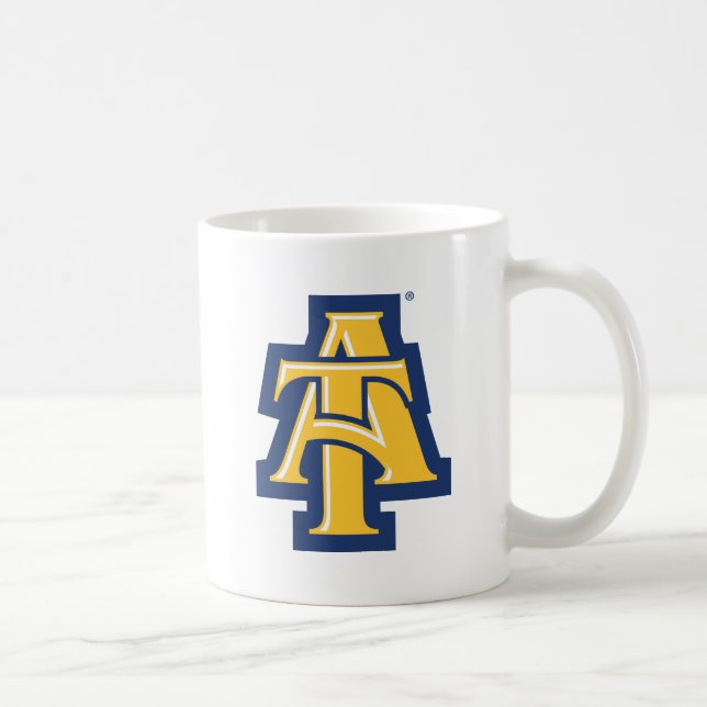 Mug Université d'État A&T de Caroline du Nord | Un log (Droite)