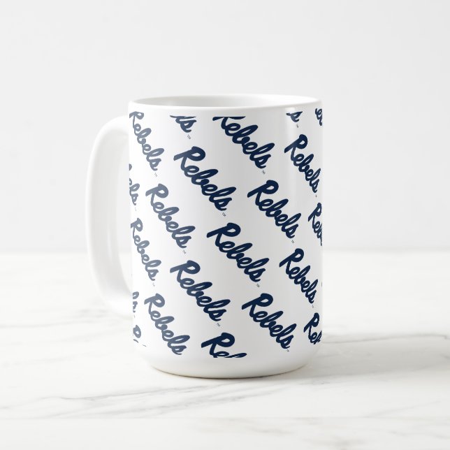 Mug Université du Mississippi | Script Rebels (Devant gauche)