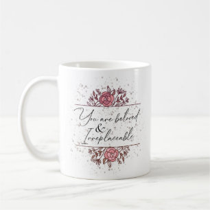 Mug Uplifting Rose Floral Christian