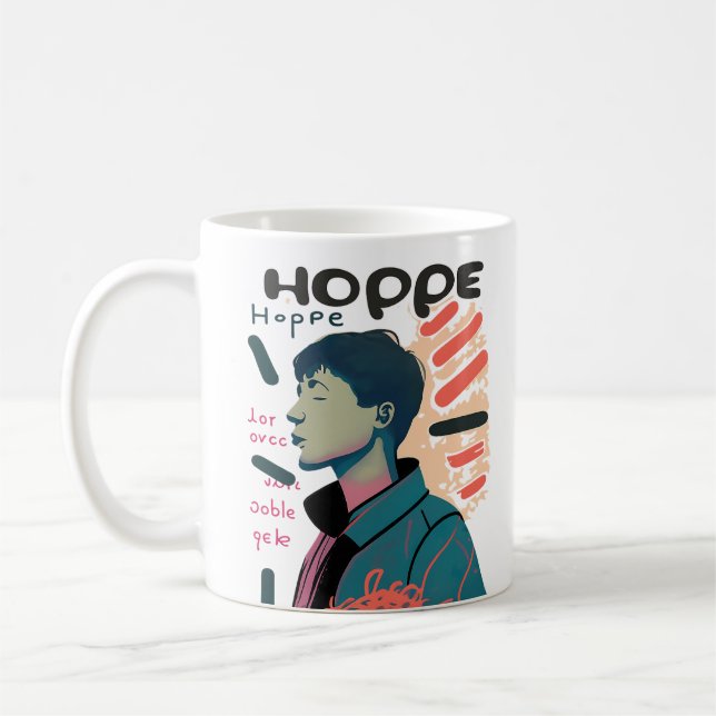 Mug Urban Hope - Abstract Portrait Illustration (Gauche)
