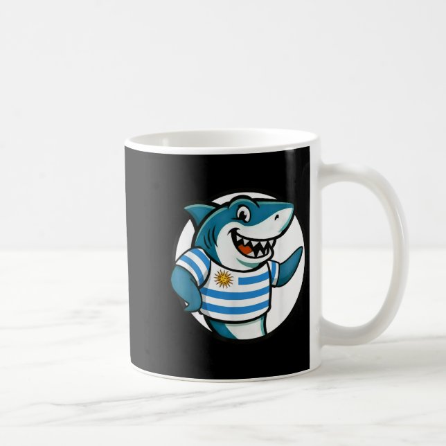 Mug Uruguay Flag Shark Funny Uruguayan  (Droite)