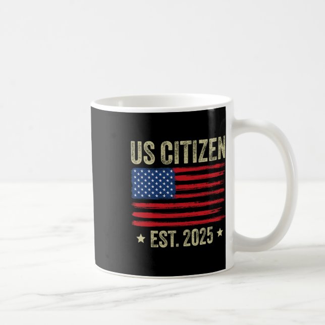 Mug Us Citoyenneté Décoration Américain Nouveau citoye (Droite)