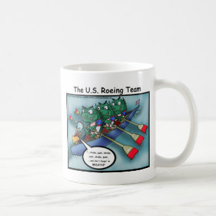 Mug US Rowing (Roe-ing Team Funny Tee - shirt Cards Mu