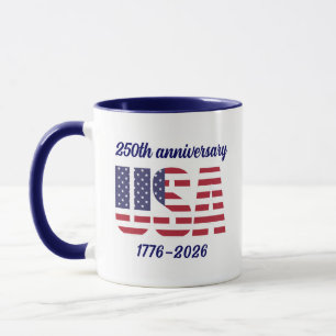Mug USA 250e anniversaire Semiquincentennial 1776–2026
