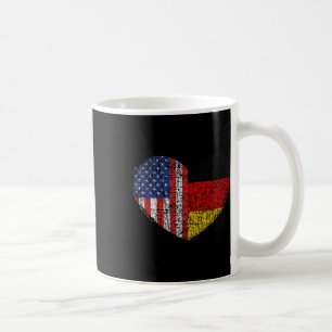 Mug Usa Allemagne Cœur - Double Nationalité