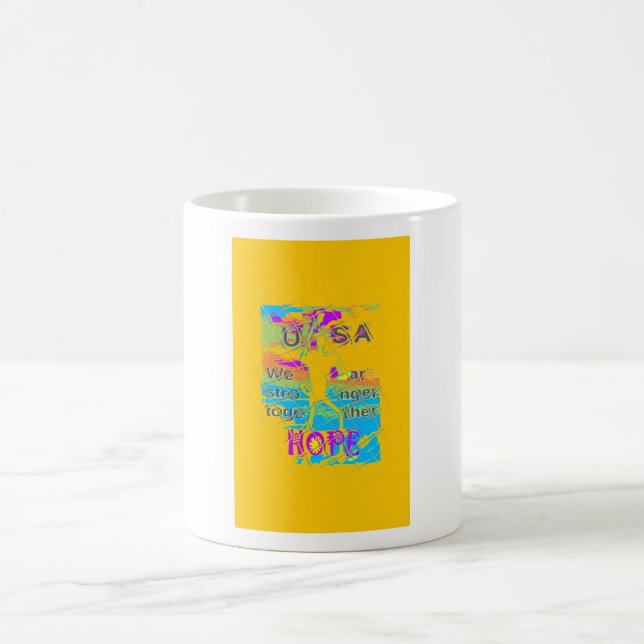 Mug USA Hillary Hope Stronge Together (Centre)