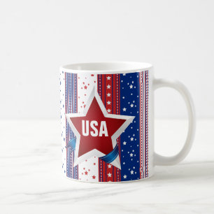 Mug USA Monogram Americana Patriotic