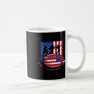 Mug Usa Patriot Ou Football Américain 4 Juillet Ameri