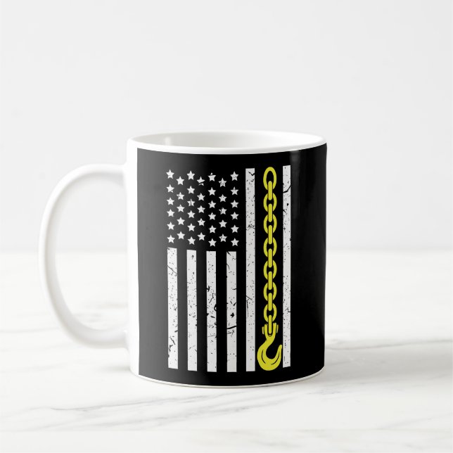 Mug Usa Yellow mince Line Hochet Tow Truck American Dr (Gauche)
