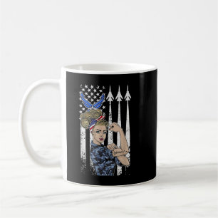 Mug USAF Air Force Women Proud Shirt Air Force Vetera