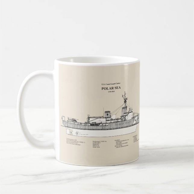 Mug USCG Cutter Polar Sea wagb-11 - SBD (Gauche)