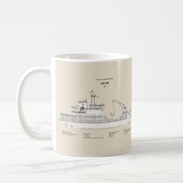 Mug USCG Cutter Spar wlb-206 - SBD (Gauche)