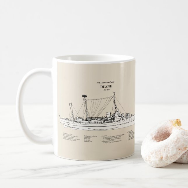 Mug USCGC Duane wpg-33 - SBD (Avec donut)