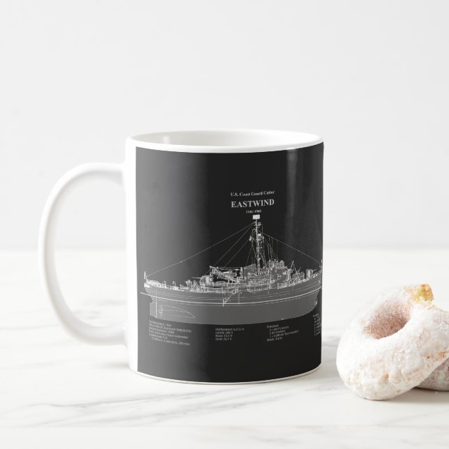 Mug USCGC Eastwind wagb-279 - PD (Avec donut)