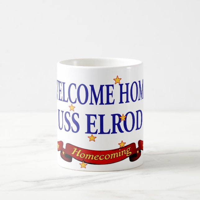 Mug USS à la maison bienvenu Elrod (Centre)