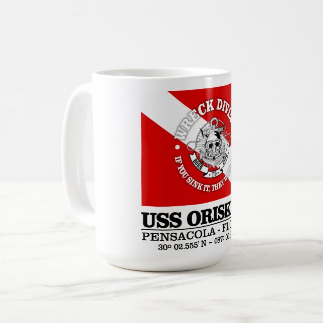 Mug USS Oriskany (meilleures épaves) (Devant gauche)
