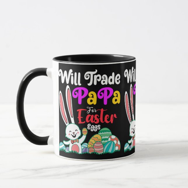 Mug Va Échanger Des Papa Pour Les Oeufs De Pâques (Gauche)