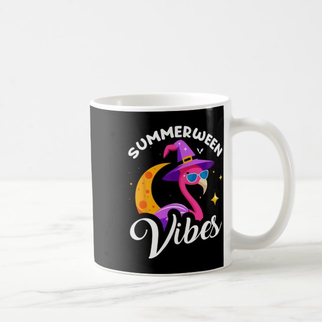Mug Vacance d'été pour l'Halloween Flamant rose de Sum (Droite)