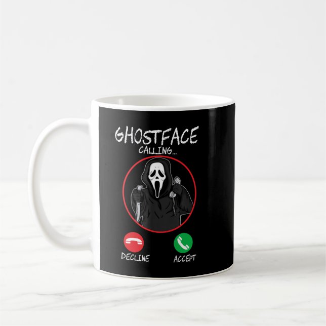 Mug Vacances 365 Halloween Face fantôme Appel de bascu (Gauche)