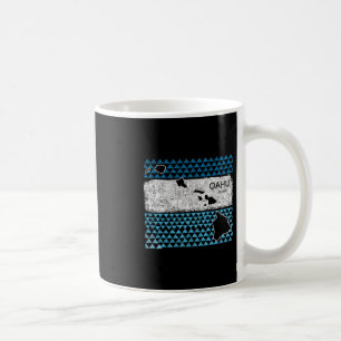 Mug Vacances au volcan rétro d'Hawaï île d'Oahu Hawaï