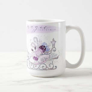 Mug Vacances de Noël - magie de Noël - licornes