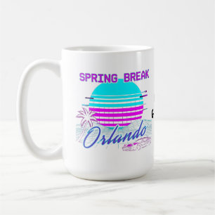 Mug Vacances de printemps 2026 Orlando After Dark Rétr