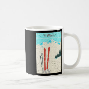 Mug Vacances d'hiver Noël Ski X-mas Skiing Skieur