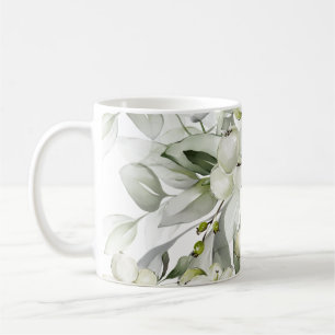 Mug Vacances d'hiver saint branches motif vert