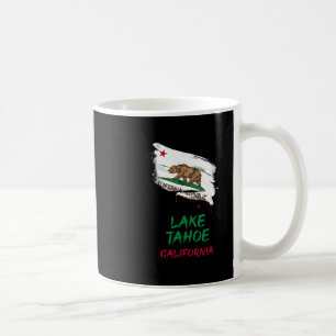Mug Vacances Drapeau Tache de Peinture Lake Tahoe Cali